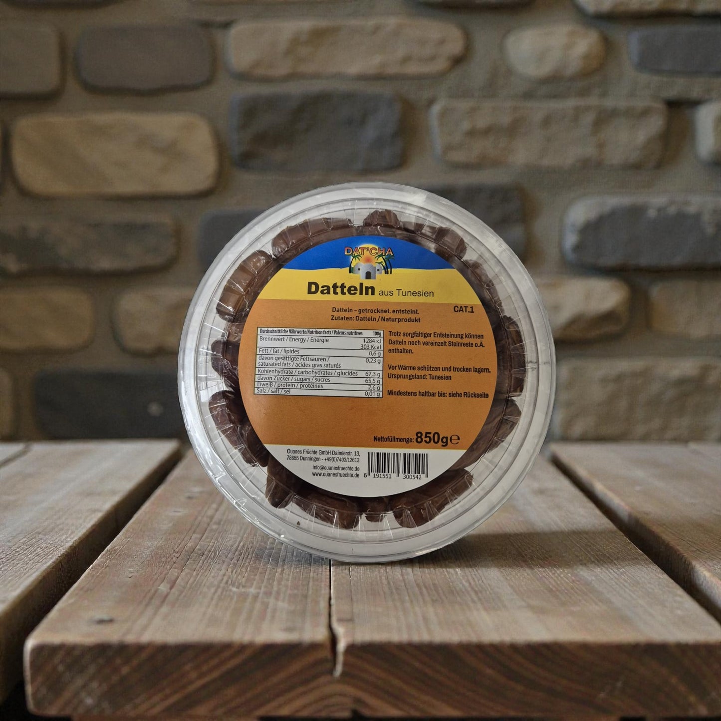 Tunisiske dadler uten stein - 850g