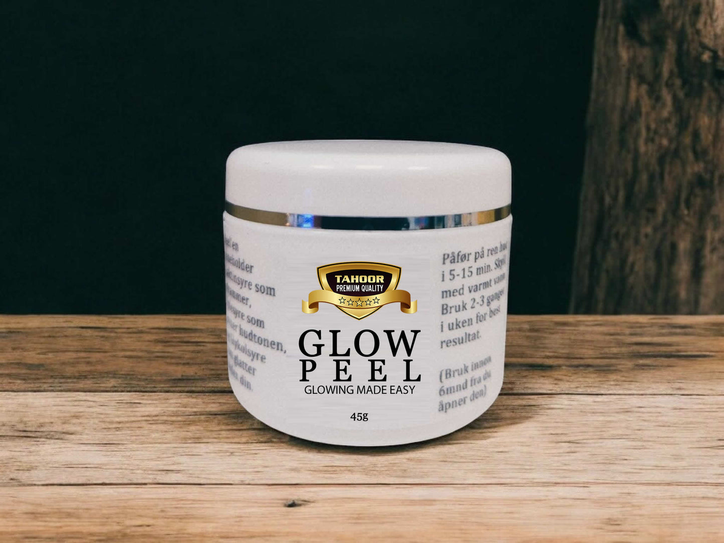 Glow Peel – Skånsom eksfolierende maske for strålende, glatt hud - 45 g