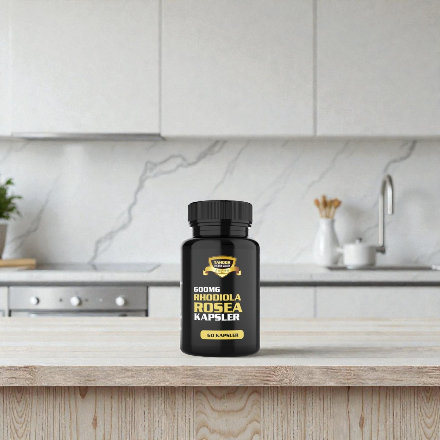 Rhodiola Rosea 600 mg – Premium kapsler