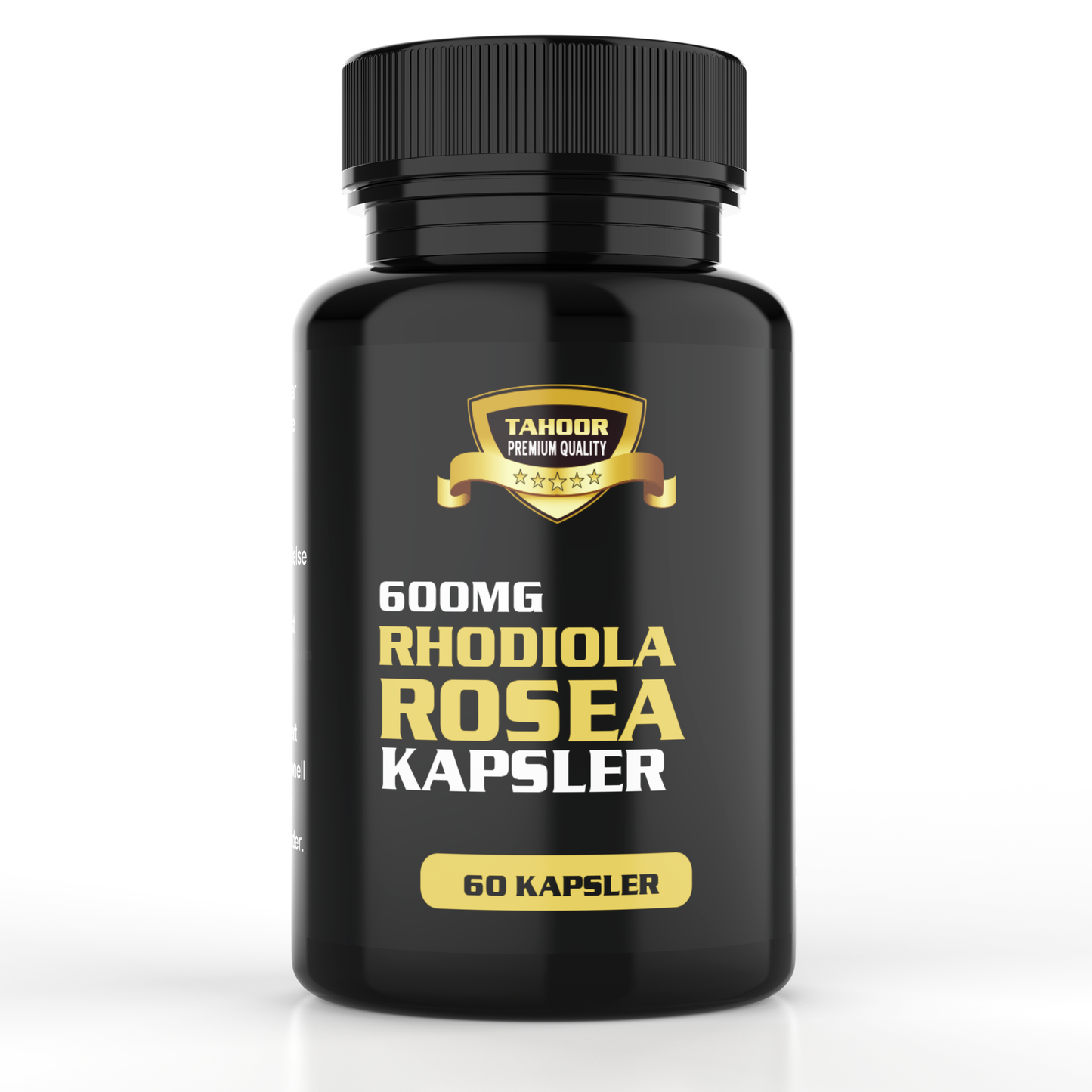 Rhodiola Rosea 600 mg – Premium kapsler