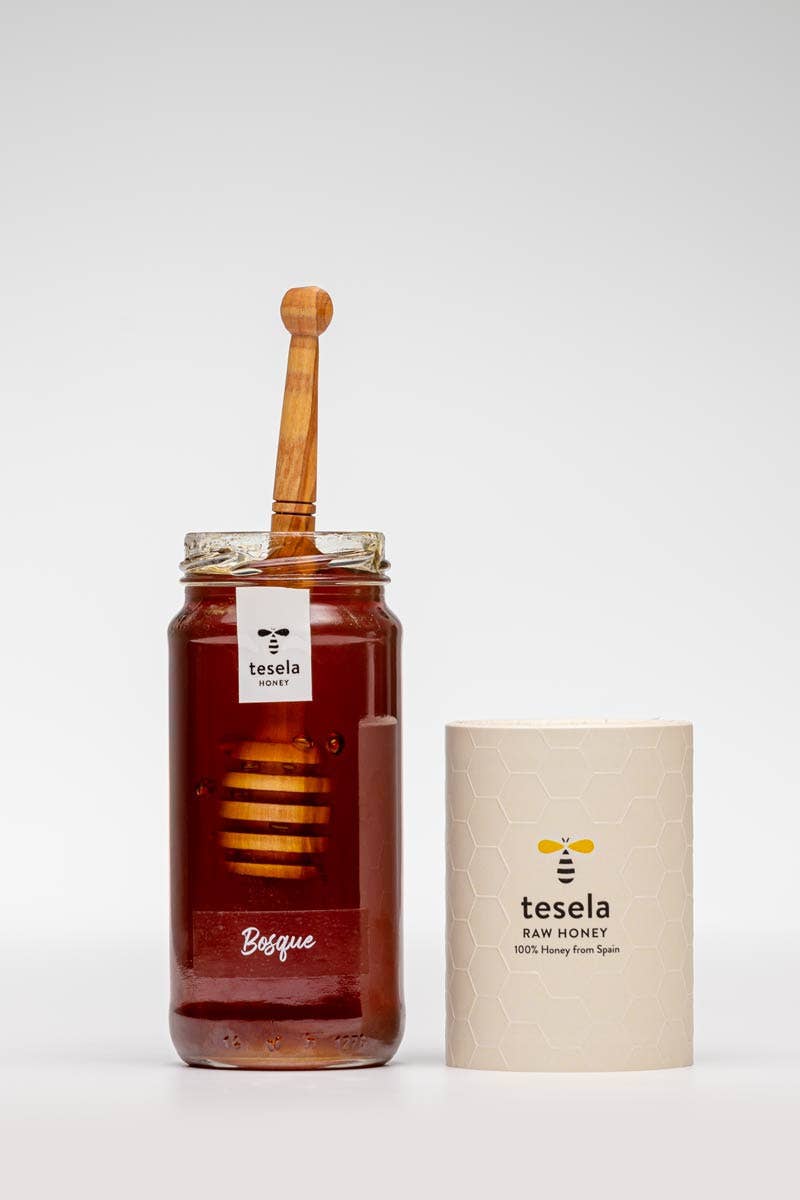 TESELA Premium Pure Forest Bee Honey 320g