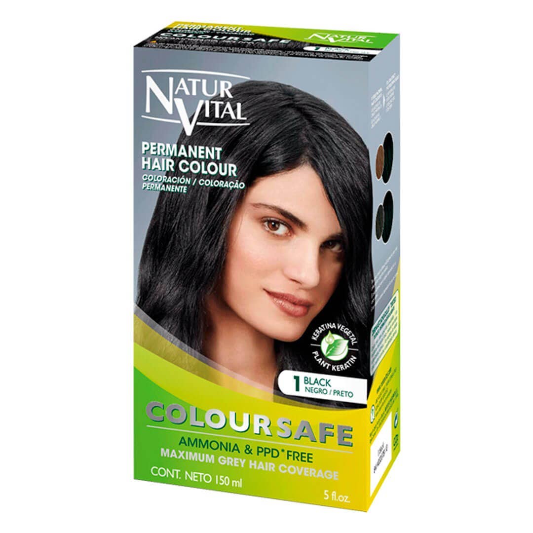 Permanent Hair Colour NR. 1 – Black Hair   150ml