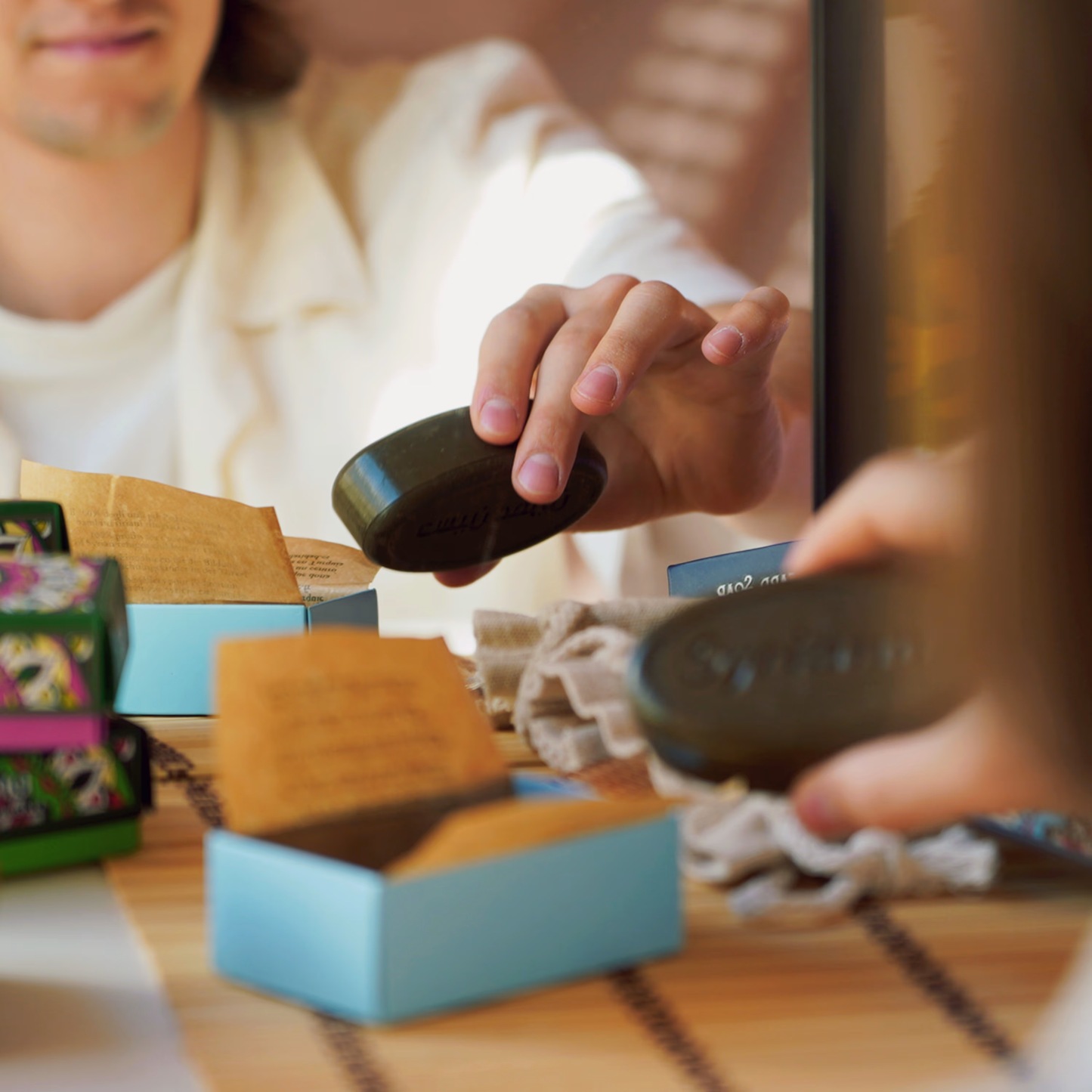Aleppo Soap Scented with Damask Rose, Black Musk, Oud-Amber
