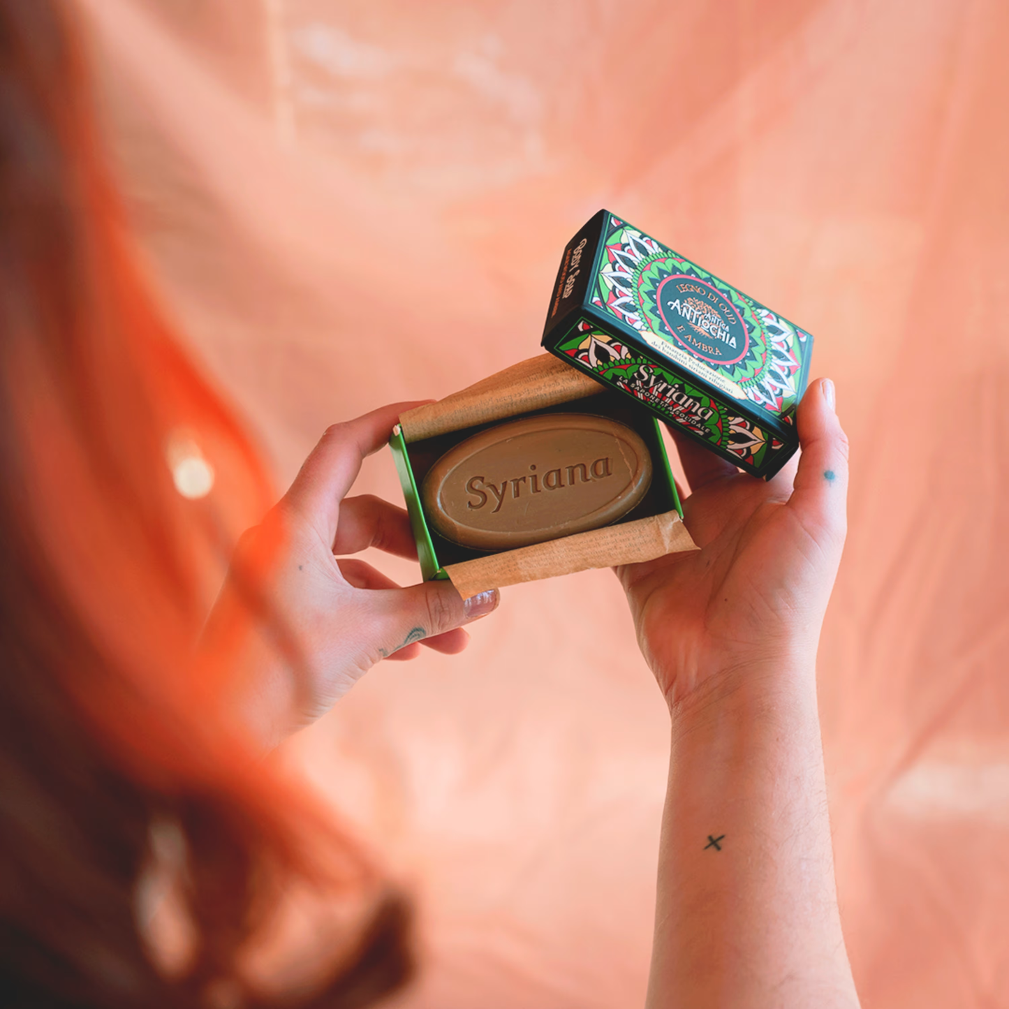 Aleppo Soap Scented with Damask Rose, Black Musk, Oud-Amber