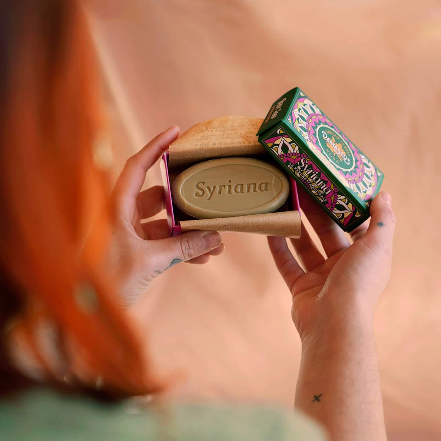 Aleppo Soap Scented with Damask Rose, Black Musk, Oud-Amber