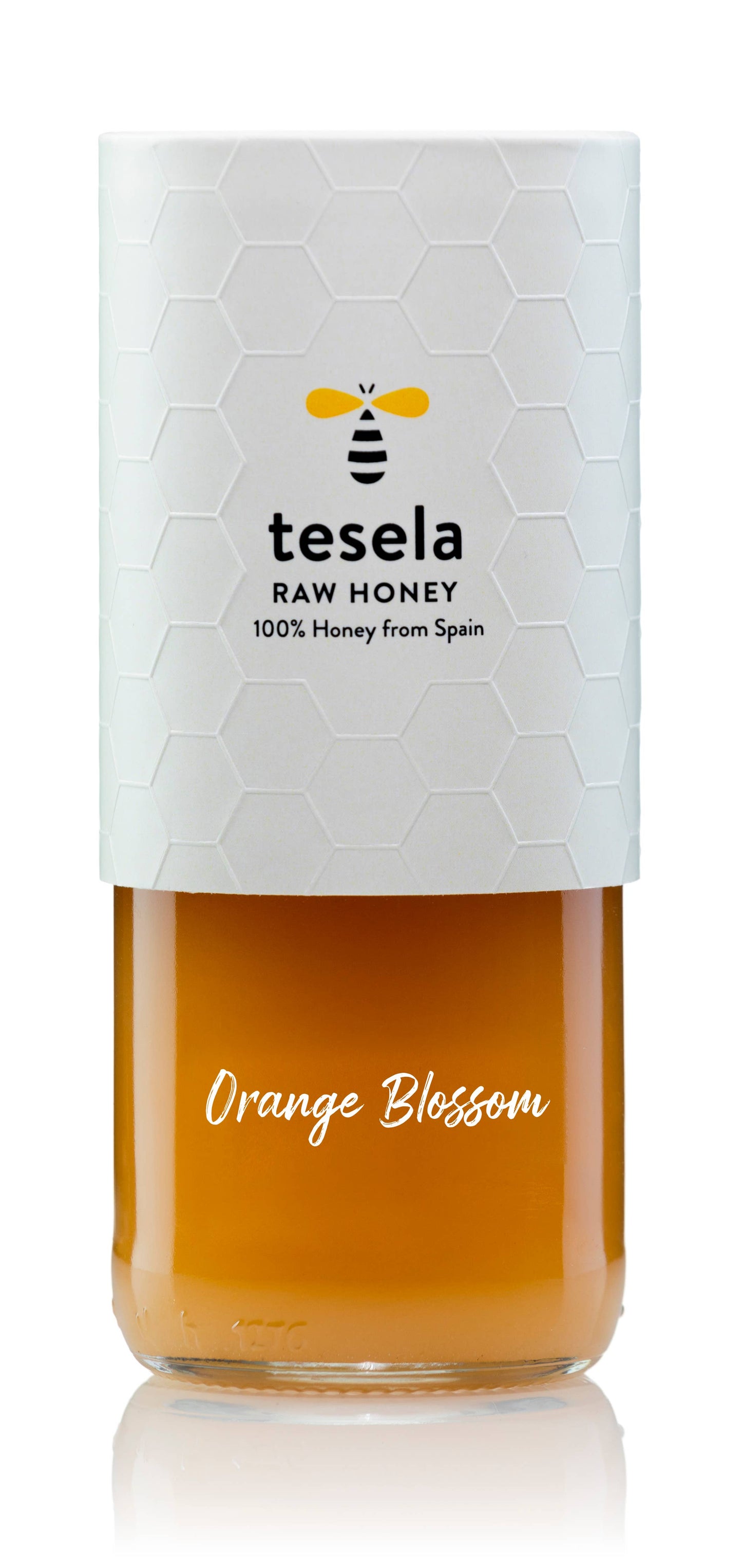 TESELA Premium Orange Bee Pure Honey 320g