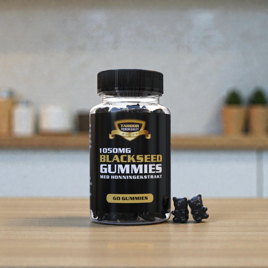 Blackseed Gummies med honning – 1050mg