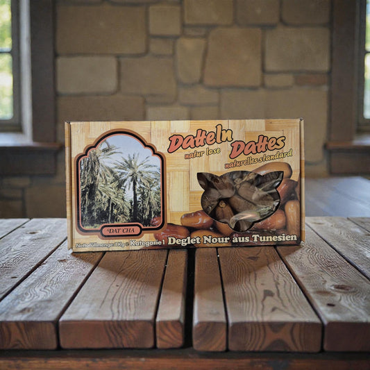 Tunisiske naturlige dadler - 1kg